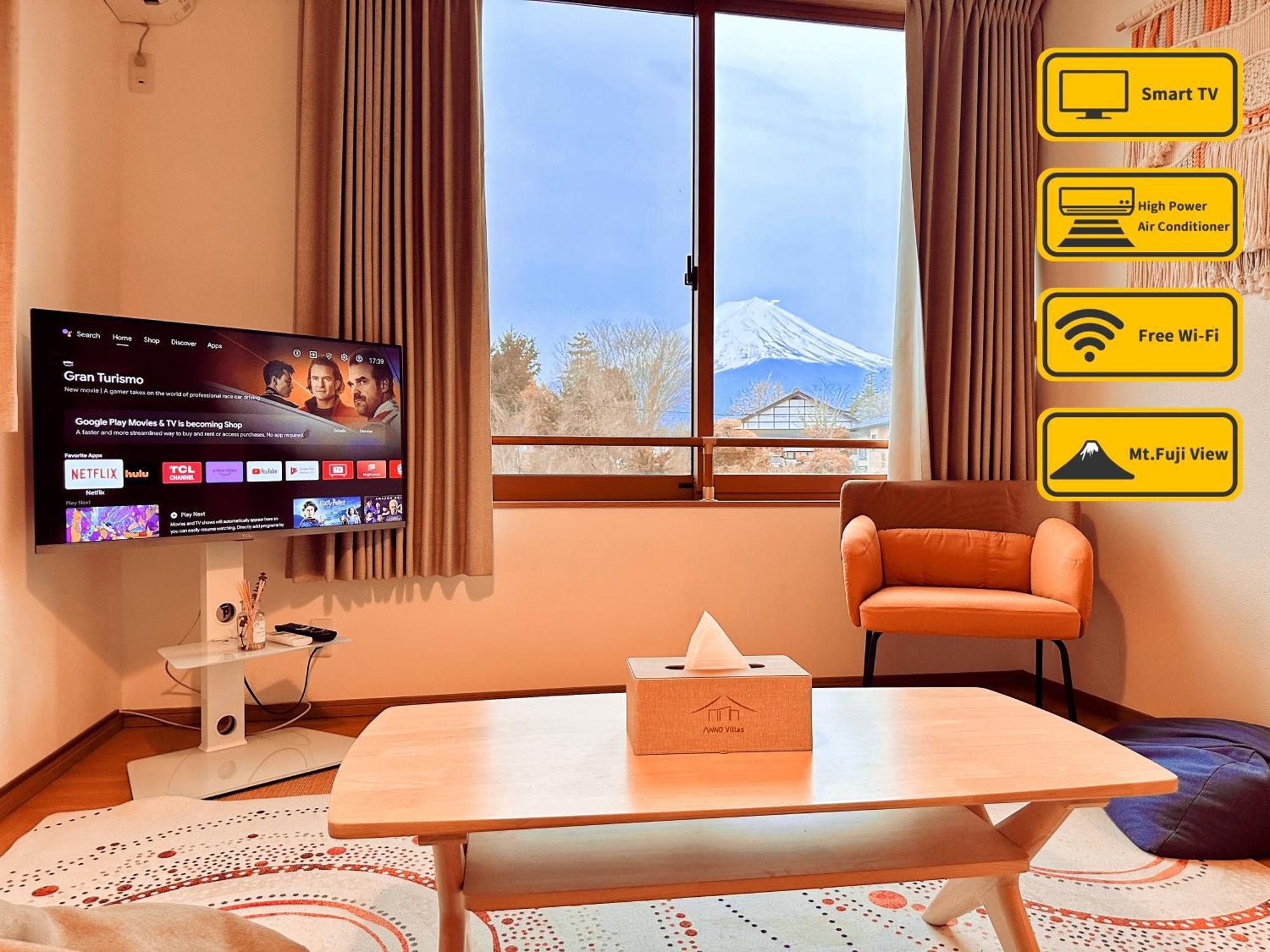 ヴィラ山間堂 Mt.Fuji view BBQ Bonfire AnnoVillas Sankando 富士河口湖 外观 照片